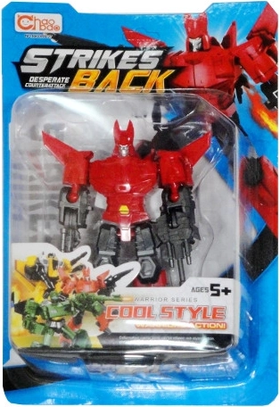 Robot transformabil din plastic pentru copii