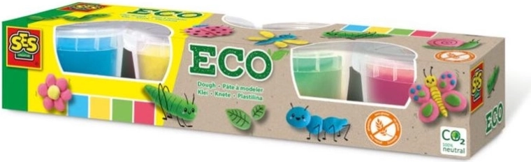 SES My first eco plastilină – 4 culori