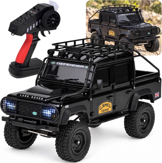 Mașină RC de teren Land Rover Defender 110 4WD la scara 1:18