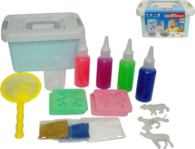 Set creativ pentru realizarea animalelor gelatinoase pentru apă