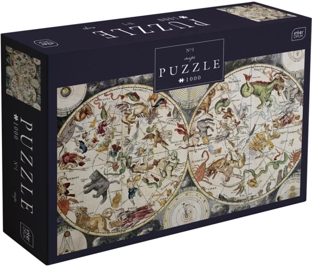Interdruk Puzzle hărți 1: Semnele zodiacului 1000 de piese