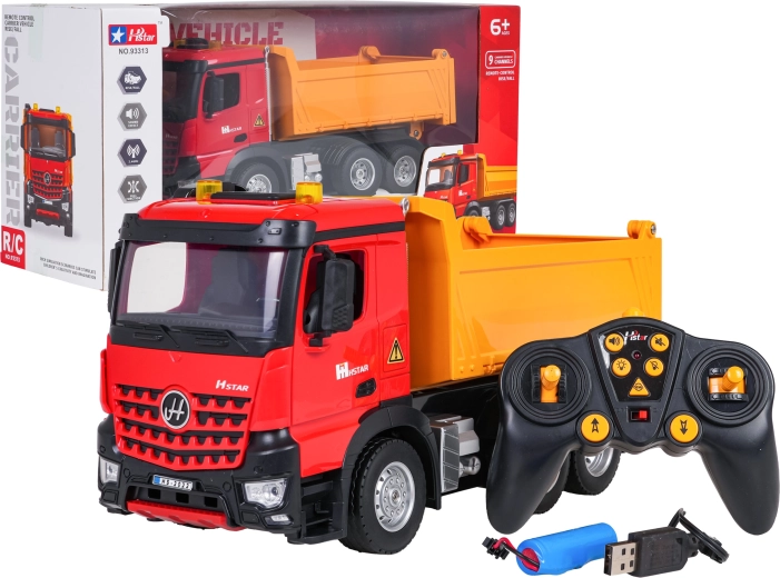 Basculantă RC mare 2,4 GHz cu sunete și lumini