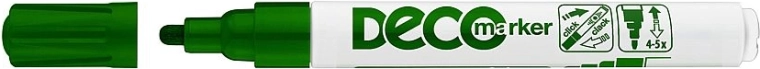 Marker decorativ cu lac ICO Deco, verde