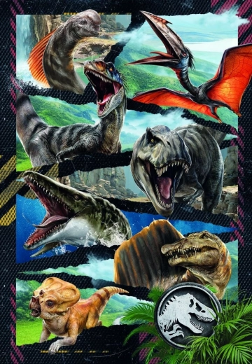 Clementoni puzzle Lumea Jurasică SuperColor 300 piese