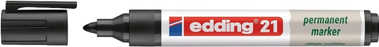 Marker permanent EDDING 21, negru