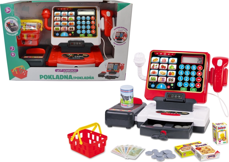 Casă de marcat digitală deluxe cu accesorii SPARKYS