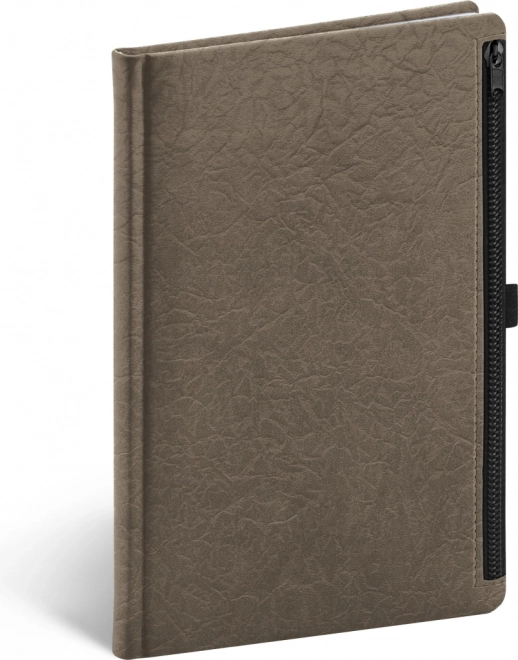 Caiet de notițe Hardy maro, liniat, 13 × 21 cm