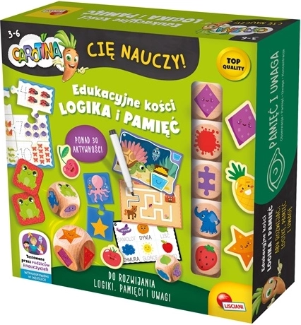 Lisciani Carotina joc educativ – logică și asamblare de piese „os”