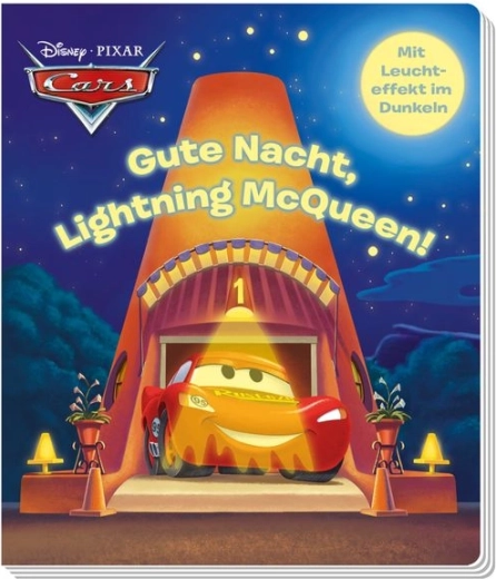 Disney PIXAR Cars: Gute Nacht, Lightning – carte cartonată cu imagini și efect luminos