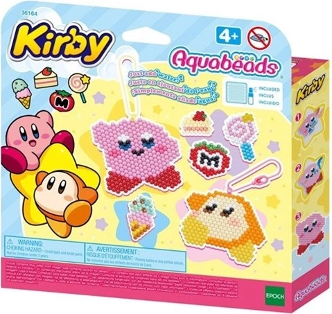 Set creativ Aquabeads pentru brelocuri Kirby