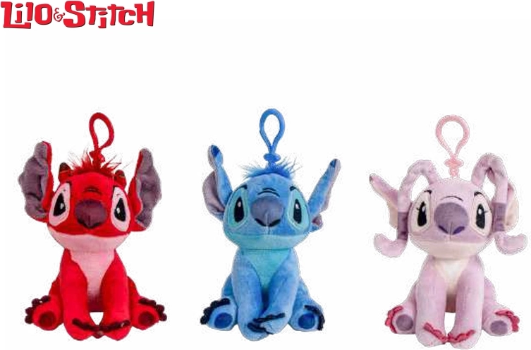 Disney Lilo & Stitch breloc de pluș pentru chei 12 cm (3 modele)