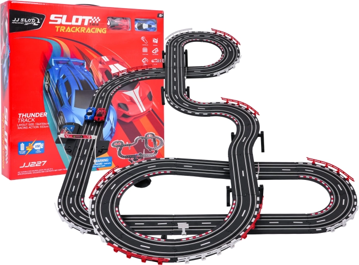 Pistă de curse Track Sport – set electric de pistă auto 5,53 m