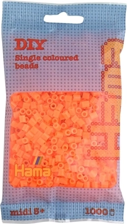 Mărgele de călcat Hama Midi portocalii 1000 buc.