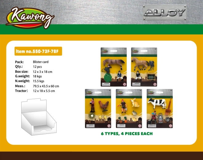 Animăluț cu figurină – set de joacă