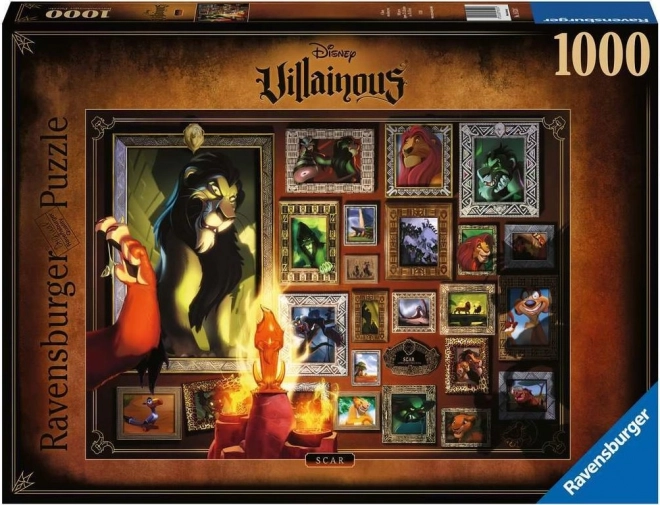 Puzzle Ravensburger Villainous: Scar 1000 piese