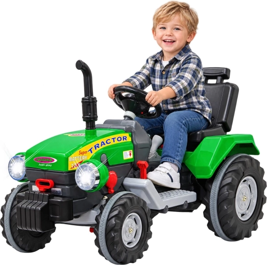 Tractor electric pentru copii JAMARA Power Drag verde 12 V