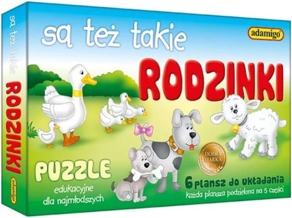 Există și astfel de familii – puzzle educativ pentru copii