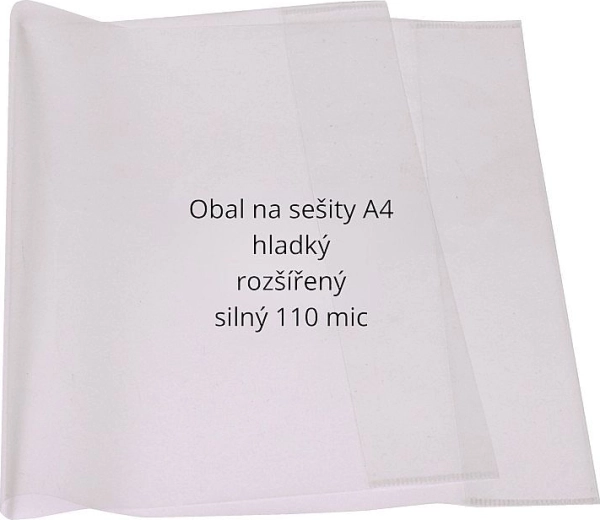 Coperți pentru caiete A4 lărgite 110 microni, set 10 buc CONCORDE