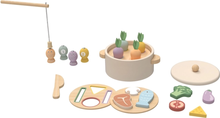 2Kids Toys joc de motricitate 3 în 1 alimente