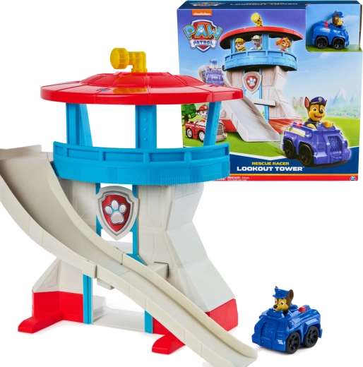 turn de observație pârtie Paw Patrol cu mașina lui Chase de la Spin Master