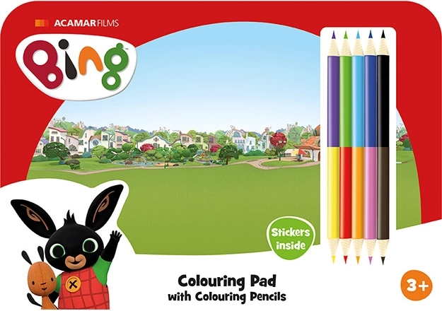 Set de desen cu creioane colorate Bing