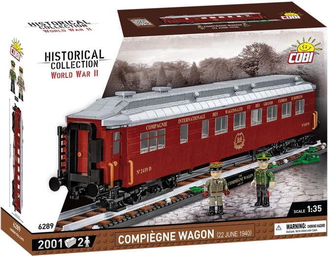 COBI vagon istoric Compiègne, 22 iunie 1940, scara 1:35