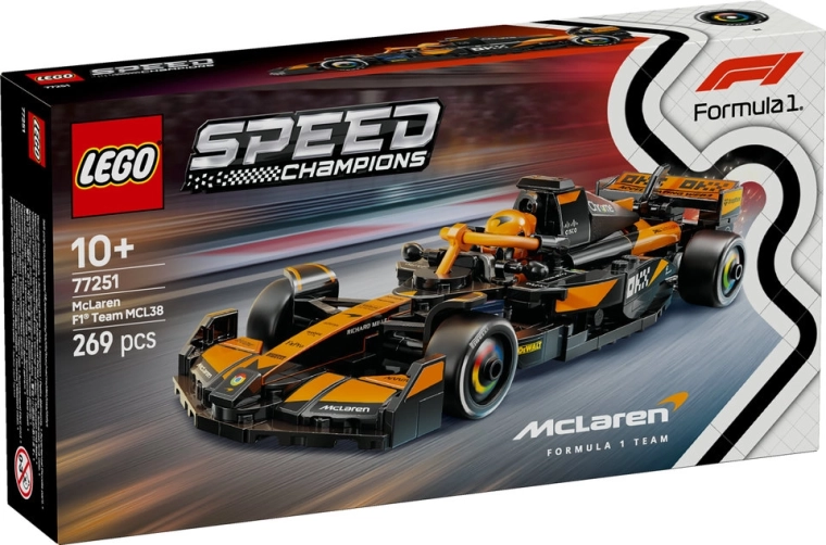 LEGO Speed Champions McLaren F1 Team MCL38 mașină de curse