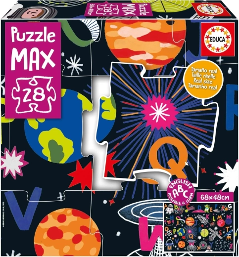 Educa puzzle Alfabetul cosmic 28 piese