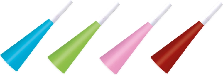 Trâmbițe de petrecere – set 4 buc.
