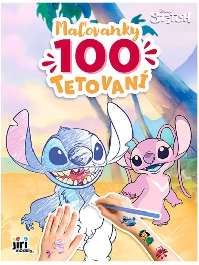 Caiet de colorat și 100 de tatuaje Lilo & Stitch