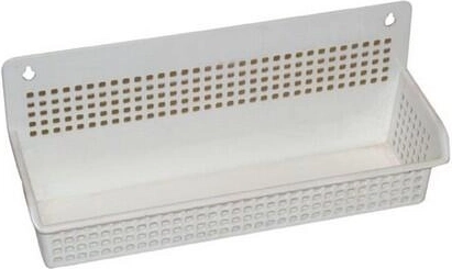 Coș suspendat mare din plastic 30 × 10 × 13 cm, mix de culori