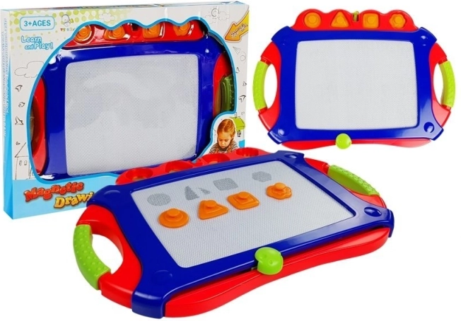 Tablă magnetică Albastră ștampile Pictionary