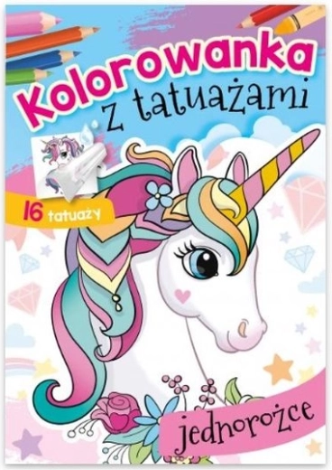 Magiattoo planșe de colorat și tatuaje lavabile cu unicorni