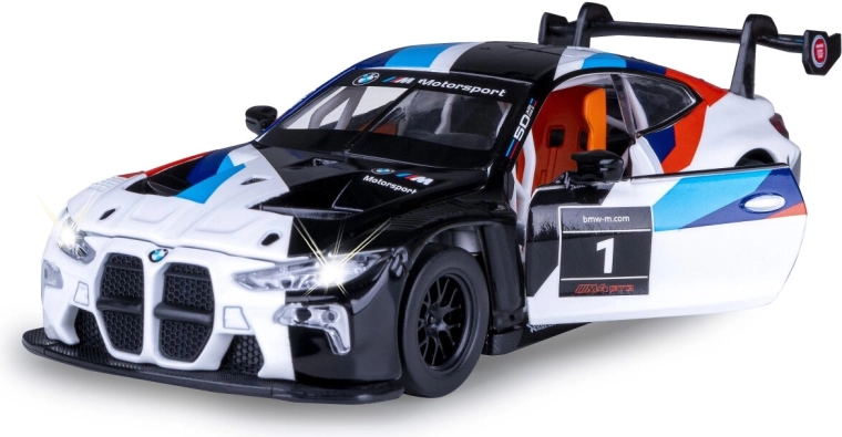 Model metalic BMW M4 GT3 1:24 alb