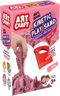 Art Craft nisip kinetic roz 500 g