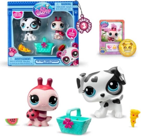 Hasbro Littlest Pet Shop set de picnic cu figurine și accesorii