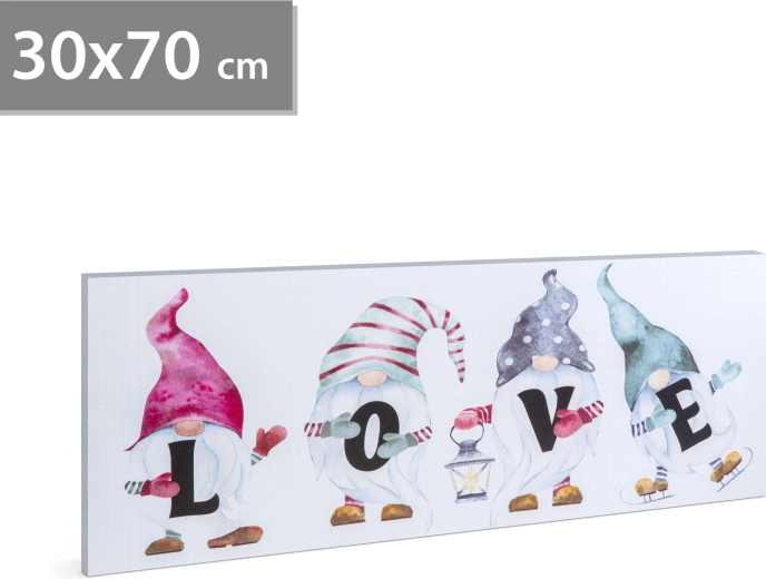 Tablou LED de perete LOVE