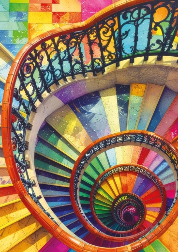 Puzzle Scara iubirii 500 piese