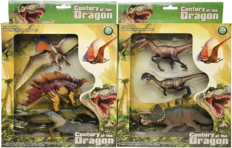 Figurine cu dinozauri – set 3 buc. (sortiment)