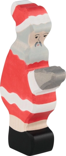 HOLZTIGER Moș Crăciun (figurină din lemn)