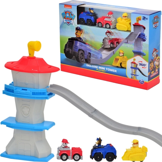 Turn Deluxe Patrula Cățelușilor 3-în-1, cu pistă și 3 vehicule