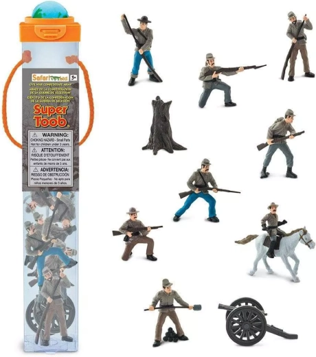 Safari Ltd. tub cu figurine ale armatei Confederației