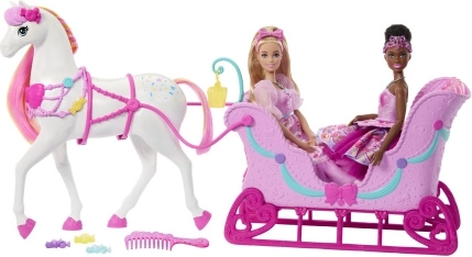 Barbie Spărgătorul de nuci – sanie cu cal
