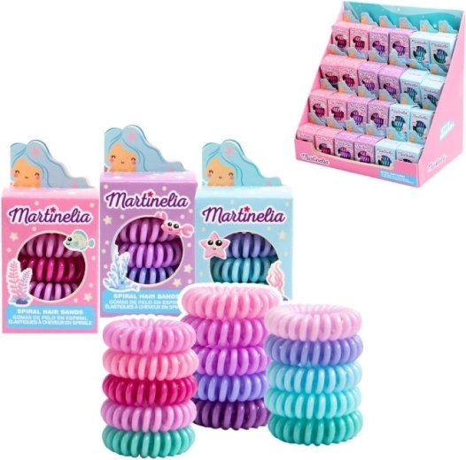 Elastice spiralate pentru păr, 5 buc.