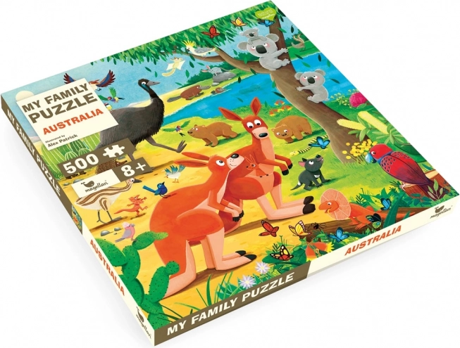 Puzzle de familie Australia 500 piese