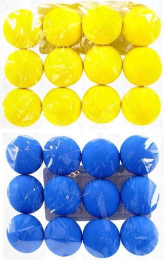 Set mingi din spumă, 12 bucăți