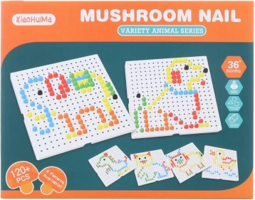 Mozaic cu pinișoare colorate 120 buc