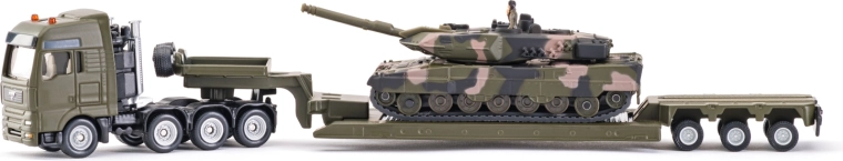 Tractor de tractare SIKU Military cu tanc
