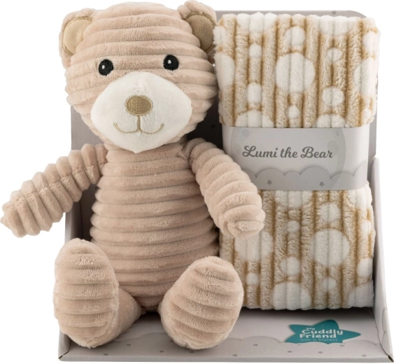 Freeon Free2Play jucărie de pluș cu păturică Lumi The Bear
