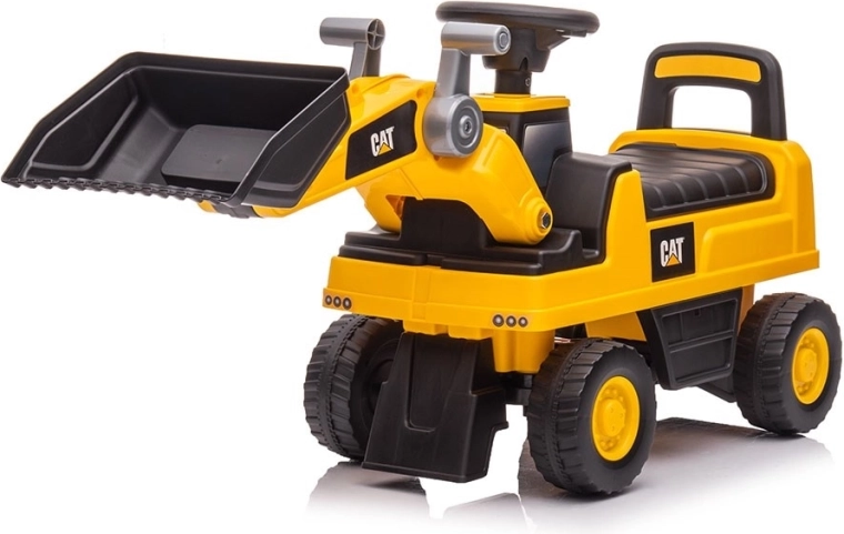 Vehicul de împins pentru copii, încărcător Baby Mix Caterpillar, galben